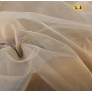 Zachte huid naakt mesh fijne tulle 160cm breed 2 meters/partij goede voor rok blouse tops tutu petticoat doek