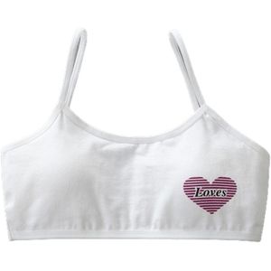 10-15 Jaar Oude Kinderen Ondergoed Beha Meisje Katoenen Kleding Leuke Hemdje Kinderen Vest Mode Hart Baby Beha Kids tank Top