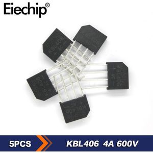 5Pcs 600V 4A Brug Rectifer Diode KBL406 Diode Bridge