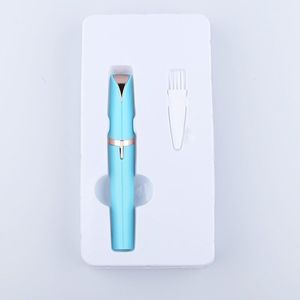 1Pc Wenkbrauw Epilator Elektrische Wenkbrauw Scheermes Draagbare Facial Hair Remover Staal Pijnloos Wenkbrauw Trimmer Mini Shaper Schoonheid