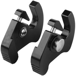 2 Stuks Black Afneembare Bagagerek Auto Lock Frame Voor Glide XL883