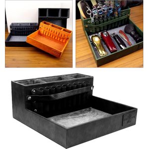 Kappers Schaar Opbergdoos Organizer Verwijderbare Gesp Slots Grote Ruimte Haar Clips Zak Desktop Doos Voor Schoonheid Haardrogers