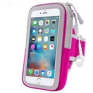 Mobiele Telefoon Houder Case Arm Band Strap Met Rits Pouch/Mobiele Oefening Running Sport Voor Apple Iphone 6 7 8 Ipod Touch Armband