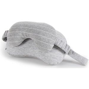 Reizen Nekkussen En Oogmasker Set Kantoor Lunchpauze Katoen U-Vormige Hals Kussen Shading Goggles Unisex Reizen accessoires