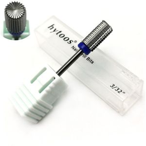 Hytoos 3 In 1 Vat Carbide Nail Boor Met Cut 3/32 &quot;Twee-weg Nail Bit Frees voor Manicure Boor Accessoires Tool