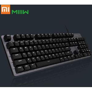 Xiaomi MIIIW Gaming Mechanical Keyboard 600K 104 Keys Red Switch USB Wired Computer Gamer Backlit LED Backlight for PC Laptop