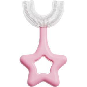 Kinderen U-vorm Tandenborstel Siliconen Training Tanden Reinigen Hele Mond Teethbrushes 360 ° Orale Tand Schoon Voor 2-12 jaar H055