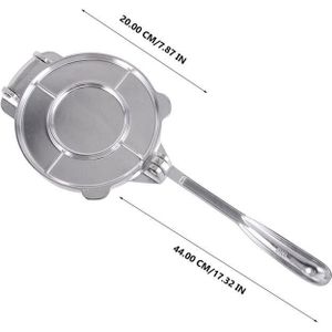 1Pc 16.5Cm/20Cm Opvouwbare Aluminium Maïs Tortilla Maker Duurzaam Pie Persmachine Keuken Supply