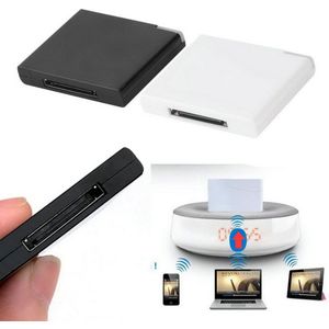 Black &amp; White V2.0 A2DP Muziek Ontvanger Adapter Geschikt Voor Iphone 30 Pin Dock Docking Station Speaker Met 1 Led