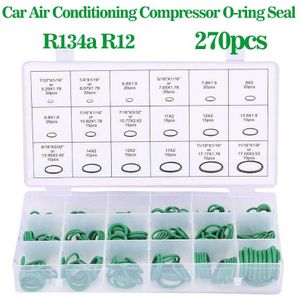 Hnbr Rubber Rood R134a R12 O-Ring Seal Kit Assortiment Set Voor Auto Automotive A/C Airconditioning systeem