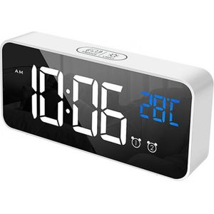 Led Digitale Multifunctionele Snooze Klok - Alarm Wekker - Usb Oplaadbaar