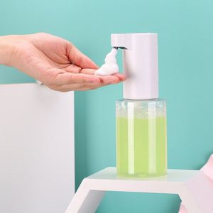 Automatische Inductie Smart Schuim Zeepdispenser Contact-Gratis Badkamer Shampoo Dispenser Thuis Keuken Handdesinfecterend Fles Pomp