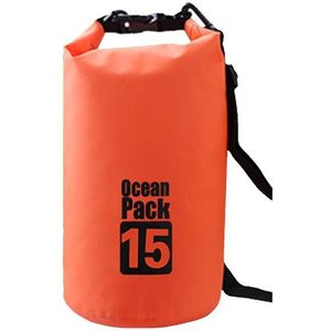 15L Trekking Dry Bag Outdoor Waterdichte Camping Ondoordringbare Rugzak Zwemmen Strand Fiets Accessoires Oceaan Pack Waterbestendig