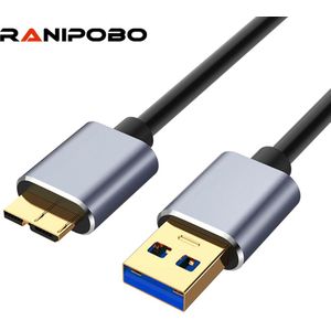 Usb 3.0 Kabel Fast Speed Usb Type A Micro B Data Sync Kabel Code Voor Externe Harde Schijf Disk Hdd voor Samsung S5 Note 3