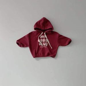Koodykids Herfst Baby Jongens Meisjes Sweatshirts Casual Kids Jongens Peuters Meisjes Rode Hooded Sweatshirts Shirts Baby Tops Lente
