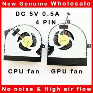 Laptop Cpu Gpu Koelventilator Koeler Radiator Voor Asus G751 G751J G751JM G751JT G751JL DFS501105PR0T FG13 DFS561405PL0T FG15 5V