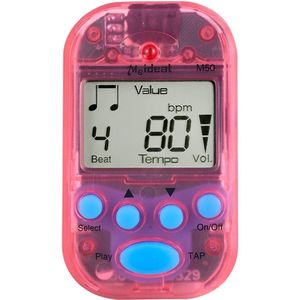 Professionele Metronoom M50 Digitale Lcd Clip-On Tuner Metronomfor Gitaar Piano Mini Metronomo Muziekinstrument Accessoires