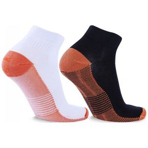 25 pairs Unisex Miracle Koper Compressie Sokken Anti Ader Professionele Enkel sokken voor mannen en vrouwen