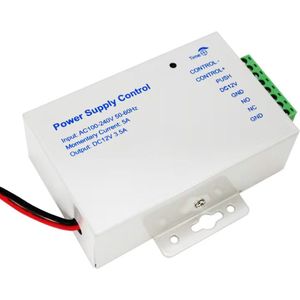 Dc 12V 3.5A/5A Deur Toegangscontrole Systeem Schakelaar Voeding Adapter Ac 90 ~ 260V Voor toegangscontrole Machine