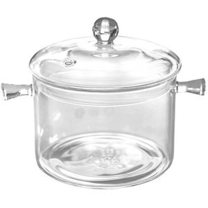 Nuttig Glas Kookpot Multifunctionele Open Fire Verwarming Gezondheid Kookpan Instant Noodle Pot Noedels Bowls