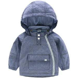 Jongens Jassen Kinderen Winter Meisjes Kids Windjack Met Capuchon Rits Lange Mouw Wind Proof Jassen Bovenkleding Warme Jas