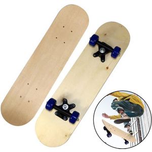 Dubbele Concave Deck Blank Skateboard Hout Diy Natuurlijke Oefeningen Outdoor Contest Dubbele Skate Decks Eenvoudige Duurzaam