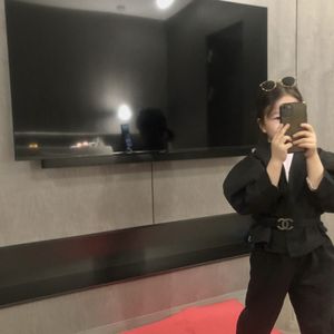 Suit Notched Blazers Double Breasted Elastische Taille Solid Polyester Casual Mode Lente Herfst Meisjes Sets Voor Kids