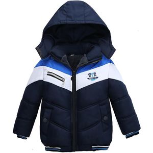 Baby Jongens Jas Herfst Winter Katoenen Jas Voor Kinderen Kinderen Hooded Warme Bovenkleding Jas Voor Jongens Kleding 2 3 4 5 Jaar Oud