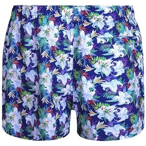 KQ14 Bloem Afdrukken Zwemkleding Mannen Strand Shorts Sport Surfen Zwemmen Kofferbak Boxer Zwembad Zwemmen Shorts Badmode