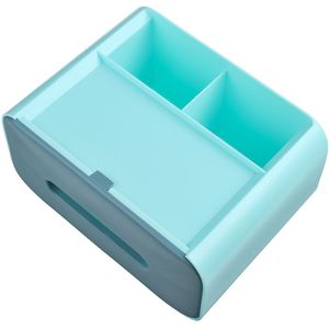 Multifunctionele Thuis Keuken Plastic Tissue Box Servet Houder Duurzaam Vriendelijk Materiaal Voor Home Office Tabel Desk