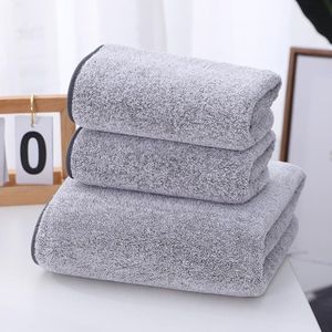 3 Stuks Handdoek Set Super Absorberende Badhanddoek En Gezicht Handdoek Grote Maat 70X140Cm Douche Handdoek voor Badkamer Microfiber Handdoek