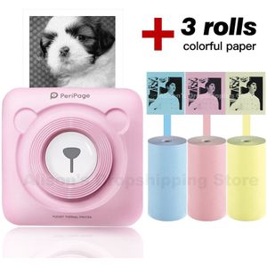 Goojprt A6 Peripage Mini Draagbare Bluetooth Draadloze Paper Photo Printer Pocket Thermische Afdrukken Usb Verbinding Impresoras Fotos