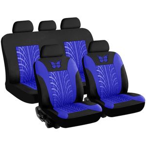 Algemene Voor/Achter Auto Stoelhoezen Ademend 3D Vlinder Prints Stoelhoezen Kussen Voor Auto Decoratie Rood Blauw Roze grijs