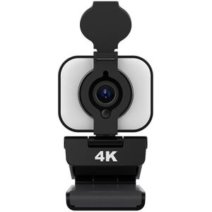 4K Webcam 1080P Hd Web Camera Met Microfoon Statief Voor Pc, autofocus Licht Invullen Camera Voor Live-uitzending Video Bellen Conferentie