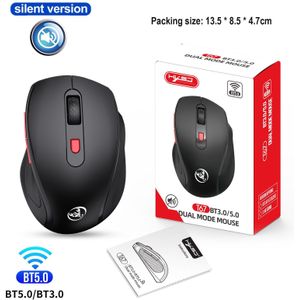 Bluetooth Wireless Mouse 1600DPI Adjustable 6 keys Optical Computer Mouse 2.4GHz Ergonomic Mice For Laptop PC Sound Silent Mouse