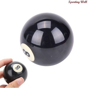 1 Pcs Biljart Ballen #8 Biljart Pool Ball Vervanging Acht Bal Standaard Reguliere Twee Size 52.5/57.2 Mm zwarte 8 Bal EA14