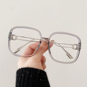 Zwart Vierkant Anti-Blauw Licht Glazen Frame Voor Vrouwen Vintage Lichtmetalen Hollow Beige Brillen Mannen Computer eyewear