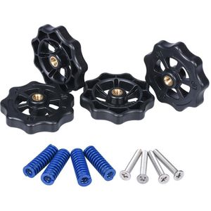 3D Printer Accessoires Grote Hand Twist Auto Leveling Noten Met Lente kits Verbeterde Voor Verwarmde bed MK3 CR-10 Ender 3s 3D Printer