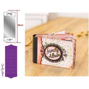 Mini Pocket Frames Albums Waterval Kaarten Tabbladen Pagina 'S Metalen Stansmessen Voor Diy Scrapbooking Ambachtelijke Papier Kaarten Maken