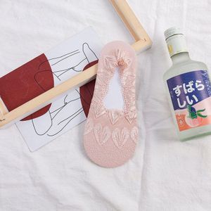 Zomer Sok Slippers Vrouwen Naadloze Sexy Kant Onzichtbare No Show Sokken Mesh Ademend Siliconen Antislip Low Cut Ankle boot Sokken