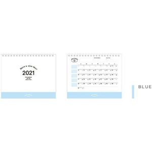 Kawaii Leuke Effen Kleur Kalender Coil Kalenders Schema Creatieve Bureau Tafel Data Herinnering Tijdschema Planner Sl2560