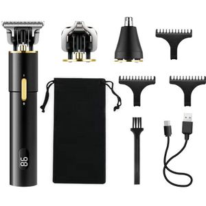 T9 Haar Trimmer Voor Mannen Scheerapparaat Elektrische Haar Snijmachine Oplaadbare Baard Trimmer Lcd Tondeuse