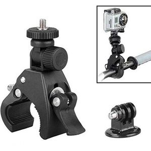 Voor Gopro Accessoires Fiets Motorcycle Mount Stuur Mount Passen Statief voor Go Pro Hero 3 + 4 5 Xiaomi yi II 4 k Sjcam S