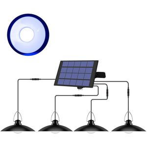 1/2/3/4 Hoofd Solar Hanglamp Outdoor Indoor Solar Lamp Met Lijn Warm Wit/Wit verlichting Voor Camping Tuin Yard