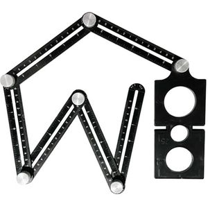 Vierkante Heerser Houtbewerking Tool Boor Gids Heerser Meetinstrument Metselwerk Wandtegel Vloertegel Glas Universele Ponsen Artefact