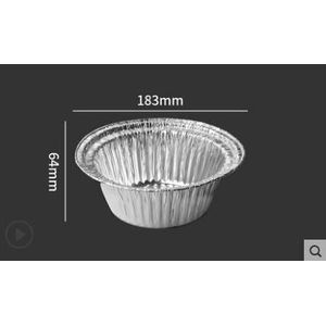 20 stks/partij BBQ Aluminiumfolie Vet Drip Pannen Recyclebaar Grill Vangen Lade Weber Outdoor Voor Indirecte Koken 680 ml 850 ml
