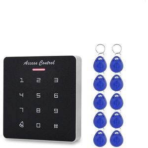 DC12V Elektronische Toegangscontrole Toetsenbord Rfid Card Reader Access Controller Met Deurbel Backlight Voor Deur Veiligheidsslot Systeem