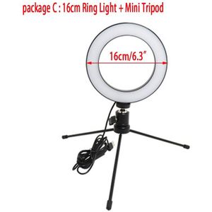 Moderne Hoge Tafellamp Make Fotostudio Verstelbare Bureaulampen Met Statief Houder Clip Voor Make Video Live Studio