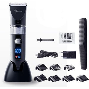 Surker Professionele Haar Trimmer Oplaadbare Elektrische Tondeuse Voor Mannen LED Display Keramische Blade Cordless Kapsel RFC-688B
