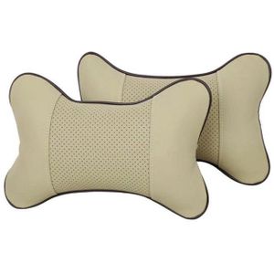 2Pc Nekkussen Bone Car Care Auto Auto Seat Hoofd Hals Rest Kussen Hoofdsteun Kussen Pad Hoofdsteun Nekkussen seat Cover